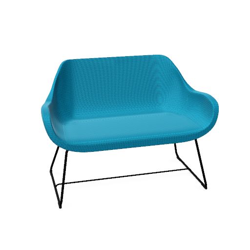 profim – FAN Sofa | 2-Sitzer, Kufengestell