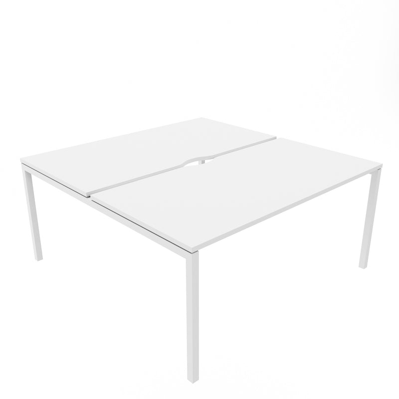NOVA U Team-Schreibtisch | 1600 x 1640 mm, Weiß - 2 Main Image
