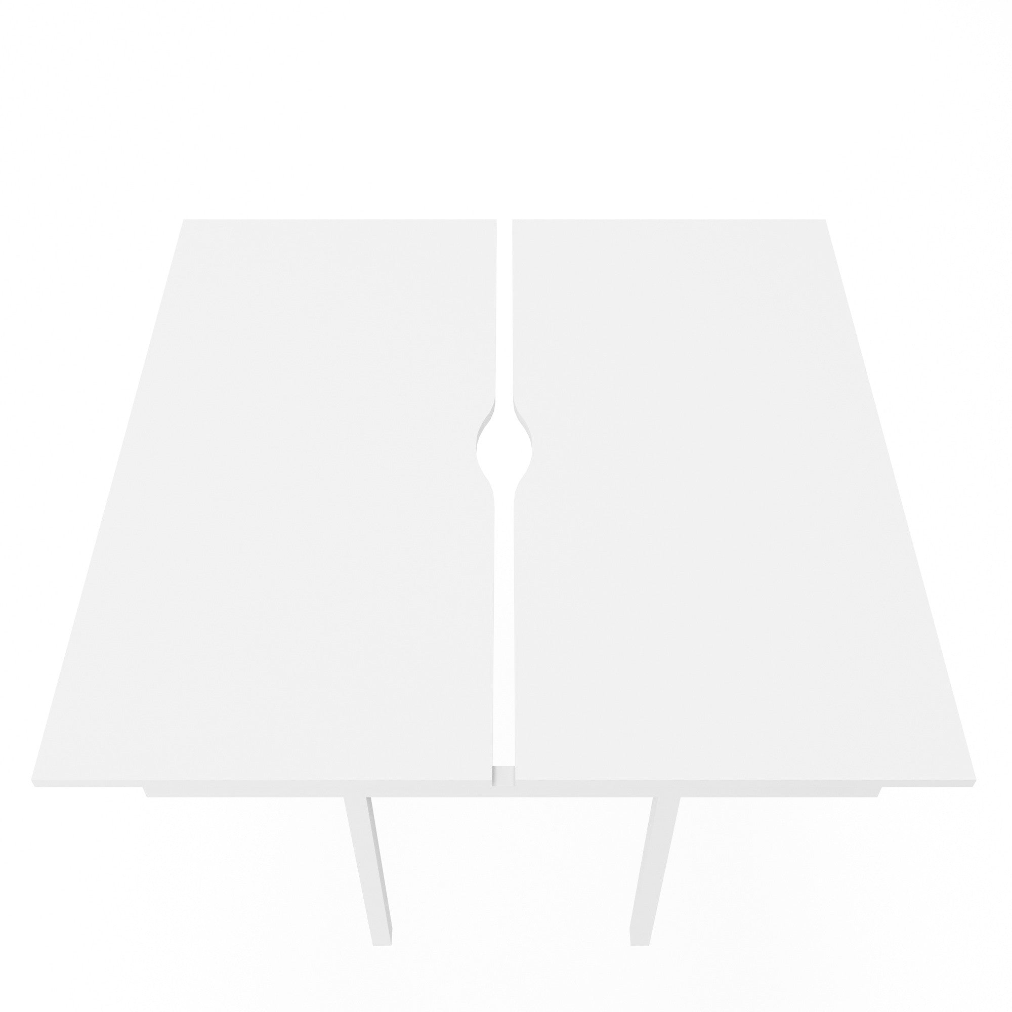 NOVA U Espansione del tavolo per il banco della squadra | 1600 x 1640 mm, bianco