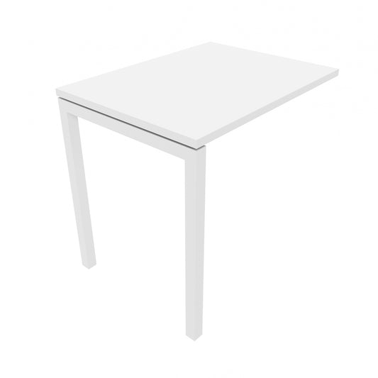 NOVA U anbau desktisch | 800 x 600 mm, bianco