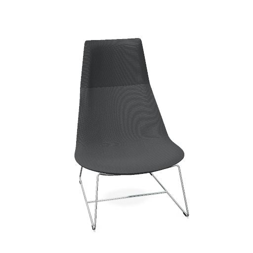 profim – CHIC LOUNGE Sessel | Kufengestell oder 4-armiges-Fußkreuz, hohe Rückenlehne