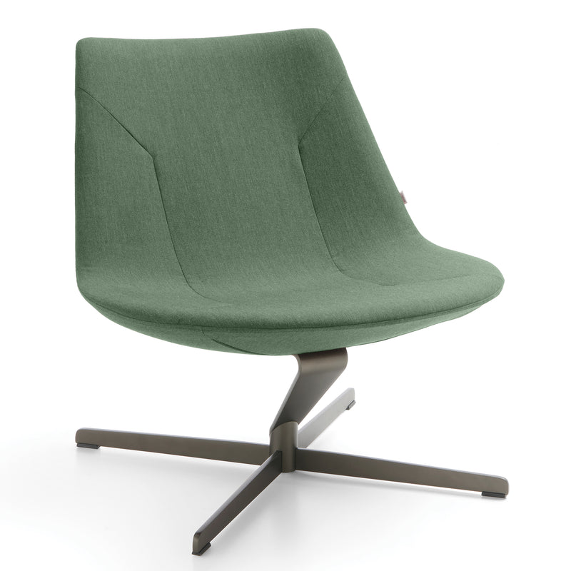 profim – CHIC LOUNGE Sessel | Kufengestell oder 4-armiges-Fußkreuz, niedrige Rückenlehne - 11 Main Image