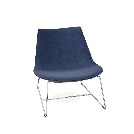 profim – CHIC LOUNGE Sessel | Kufengestell oder 4-armiges-Fußkreuz, niedrige Rückenlehne