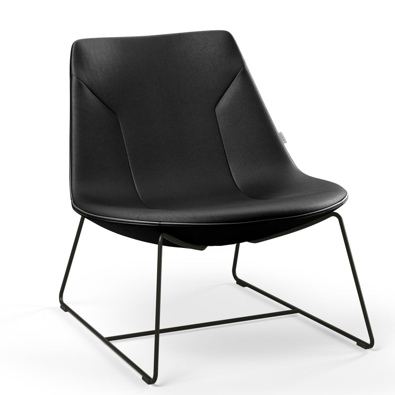 profim – CHIC LOUNGE Sessel | Kufengestell oder 4-armiges-Fußkreuz, niedrige Rückenlehne - 10 Main Image