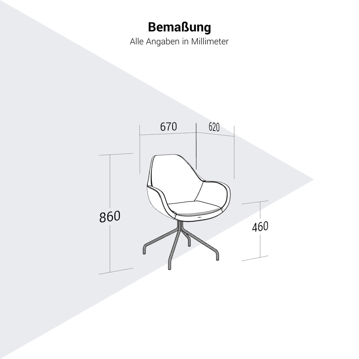 profim – FAN Konferenzstuhl | Spinnenfuß
