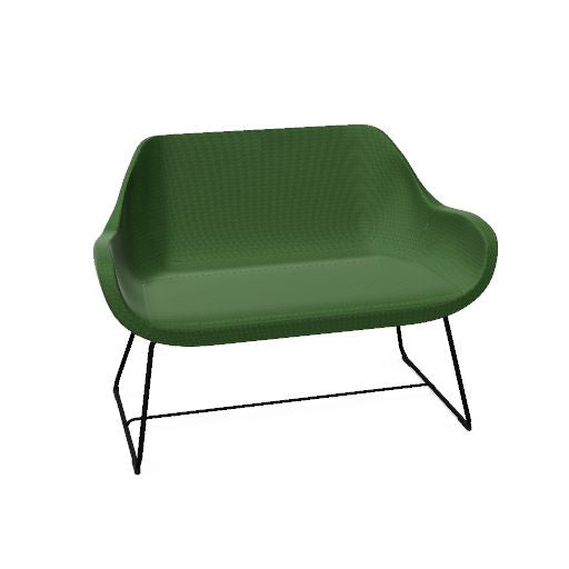 profim – FAN Sofa | 2-Sitzer, Kufengestell