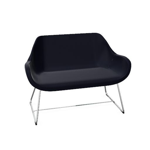 profim – FAN Sofa | 2-Sitzer, Kufengestell