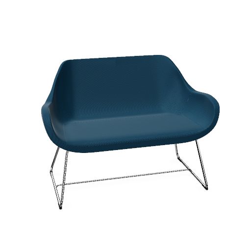 profim – FAN Sofa | 2-Sitzer, Kufengestell