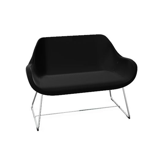 profim – FAN Sofa | 2-Sitzer, Kufengestell
