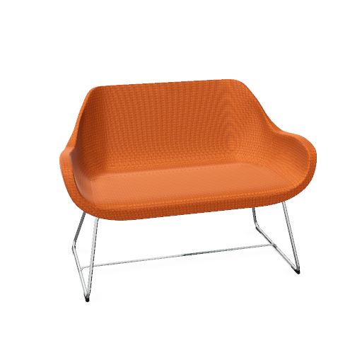 profim – FAN Sofa | 2-Sitzer, Kufengestell
