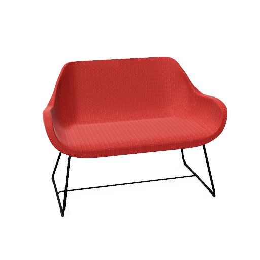profim – FAN Sofa | 2-Sitzer, Kufengestell