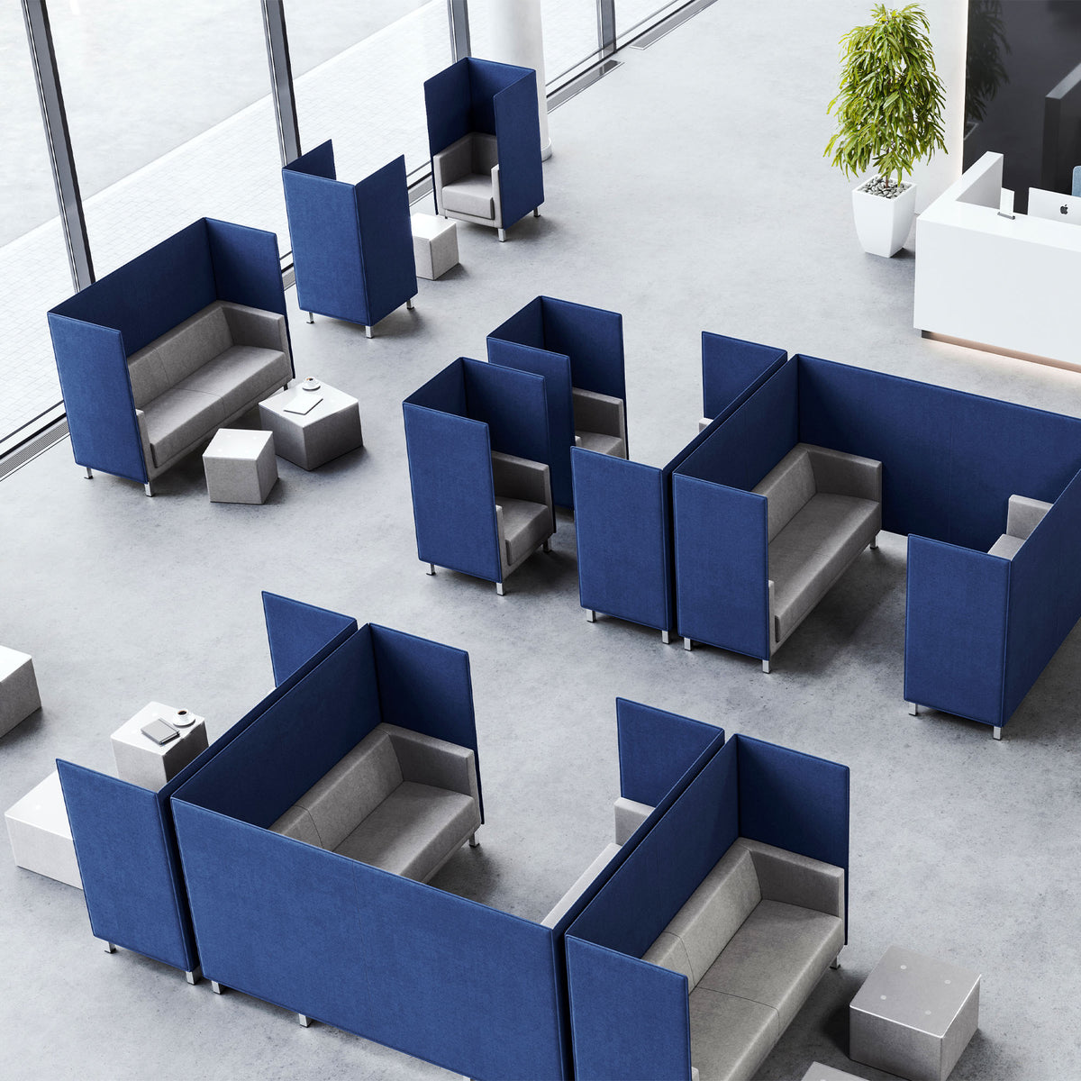 profim – Vancouver Lite Lounge-Sessel | 4-Fuß- oder Kufengestell