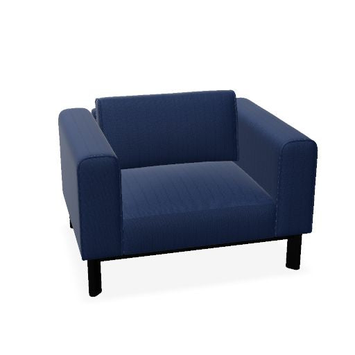 profim - DECENTA Lounge-Sessel | 1-Sitzer, feste Armlehnen