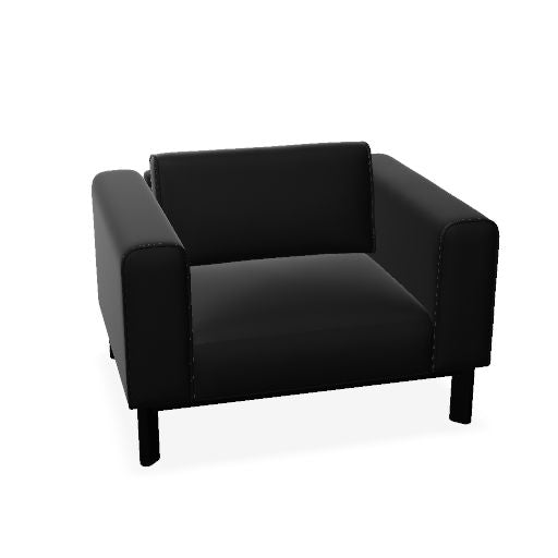 profim - DECENTA Lounge-Sessel | 1-Sitzer, feste Armlehnen