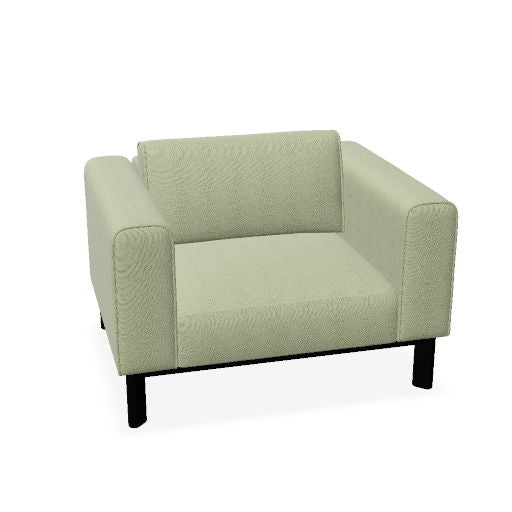 profim - DECENTA Lounge-Sessel | 1-Sitzer, feste Armlehnen