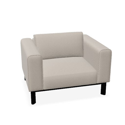 profim - DECENTA Lounge-Sessel | 1-Sitzer, feste Armlehnen