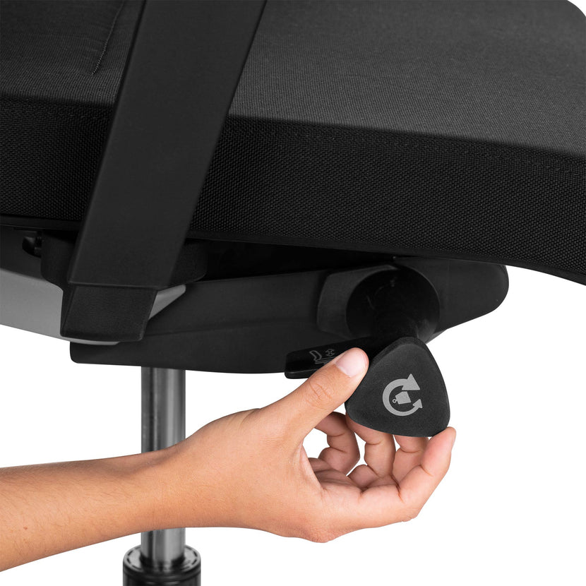 profim - XENON 101 SFL Net Office Swivel Chair | Support de la lordose, retour en arrière, noir