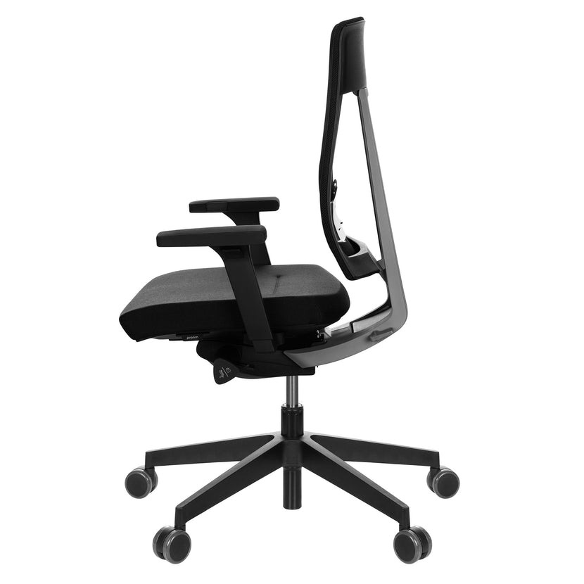 profim - XENON 101 SFL Net Office Swivel Chair | Support de la lordose, retour en arrière, noir