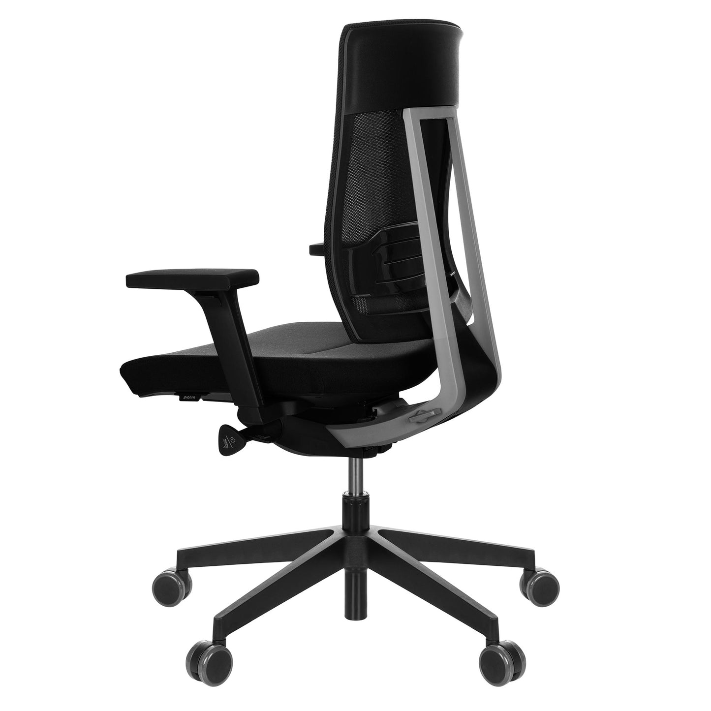 profim - XENON 101 SFL Net office swivel chair | Lumbar support, mesh back, black