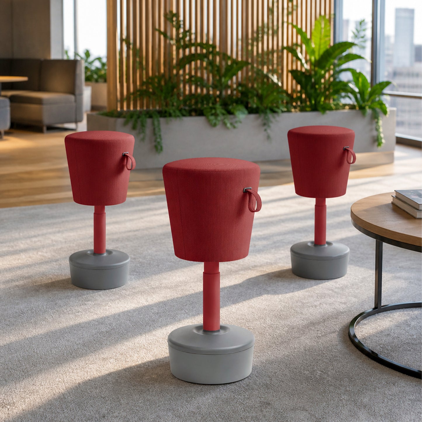 profim - MICKEY Sitzhocker | Ø 360 mm, Sitzhöhe 570 - 900 mm