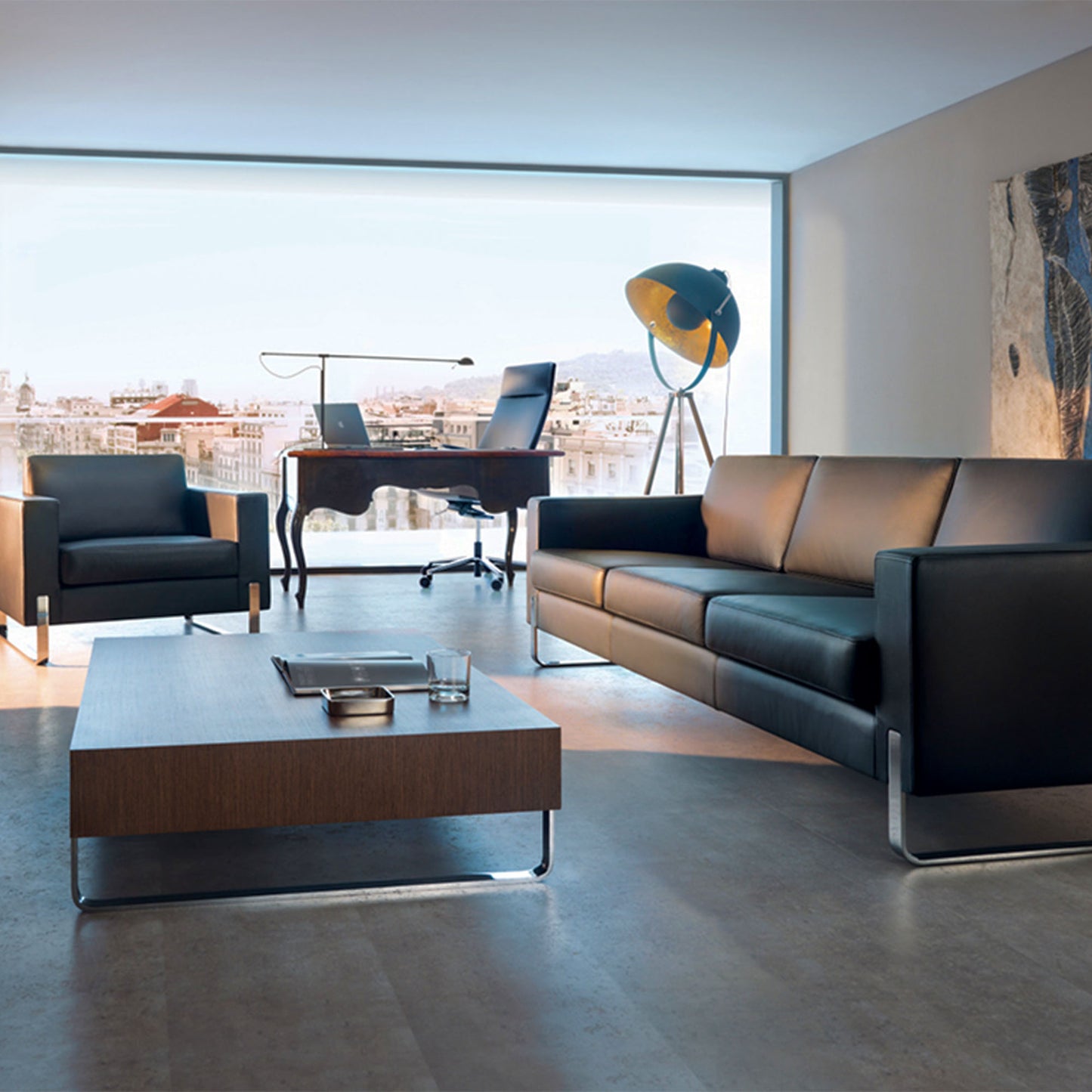 profim - MyTurn Beistelltisch | 850-1200 x 850 mm, 4-Fuß oder Kufengestell