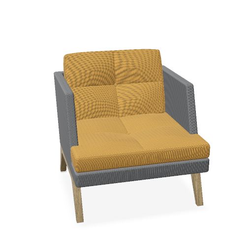 profim - OCTOBER Lounge-Sessel | Niedrige Rückenlehne