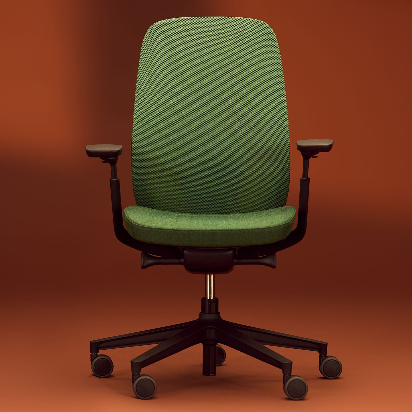 profim - Sedia girevole da ufficio PACE | Meccanismo sincronizzato, schienale in rete, nero