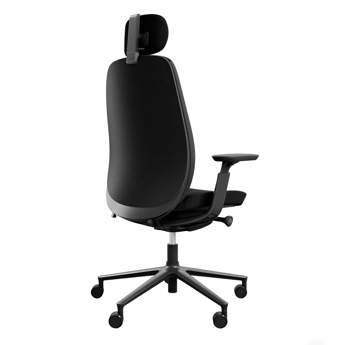 profim - PACE office swivel chair | Synchronous mechanism, fully upholstered, black - 2 Lightbox Main Image