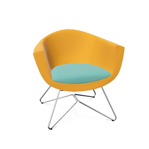 profim - Fauteuil de salon SORRISO | Piètement traîneau