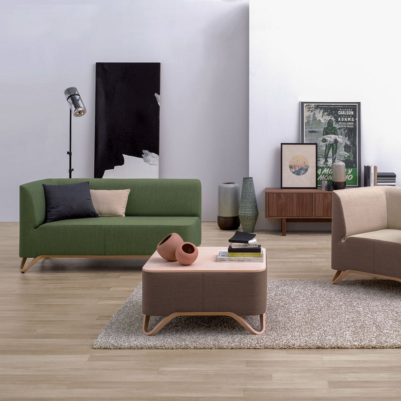 profim - SoftBox Couch | 2- oder 3-Sitzer, Kufengestell - 2 Main Image