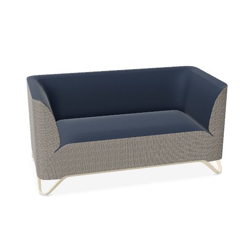 profim - SoftBox Couch | 2- oder 3-Sitzer, Kufengestell