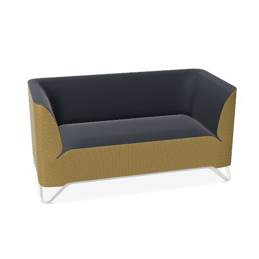 profim - SoftBox Couch | 2- oder 3-Sitzer, Kufengestell
