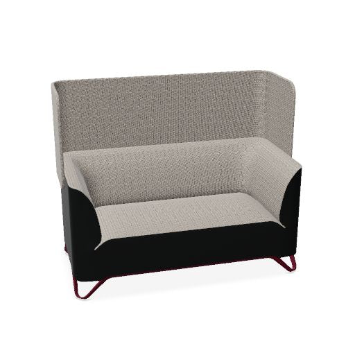 profim - SoftBox Couch | 2- oder 3-Sitzer, Kufengestell