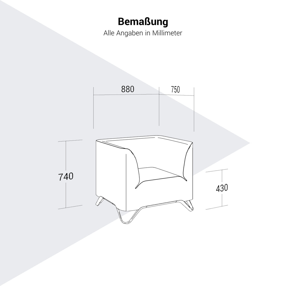 profim - SoftBox Lounge-Sessel | Kufengestell - 12 Lightbox Main Image