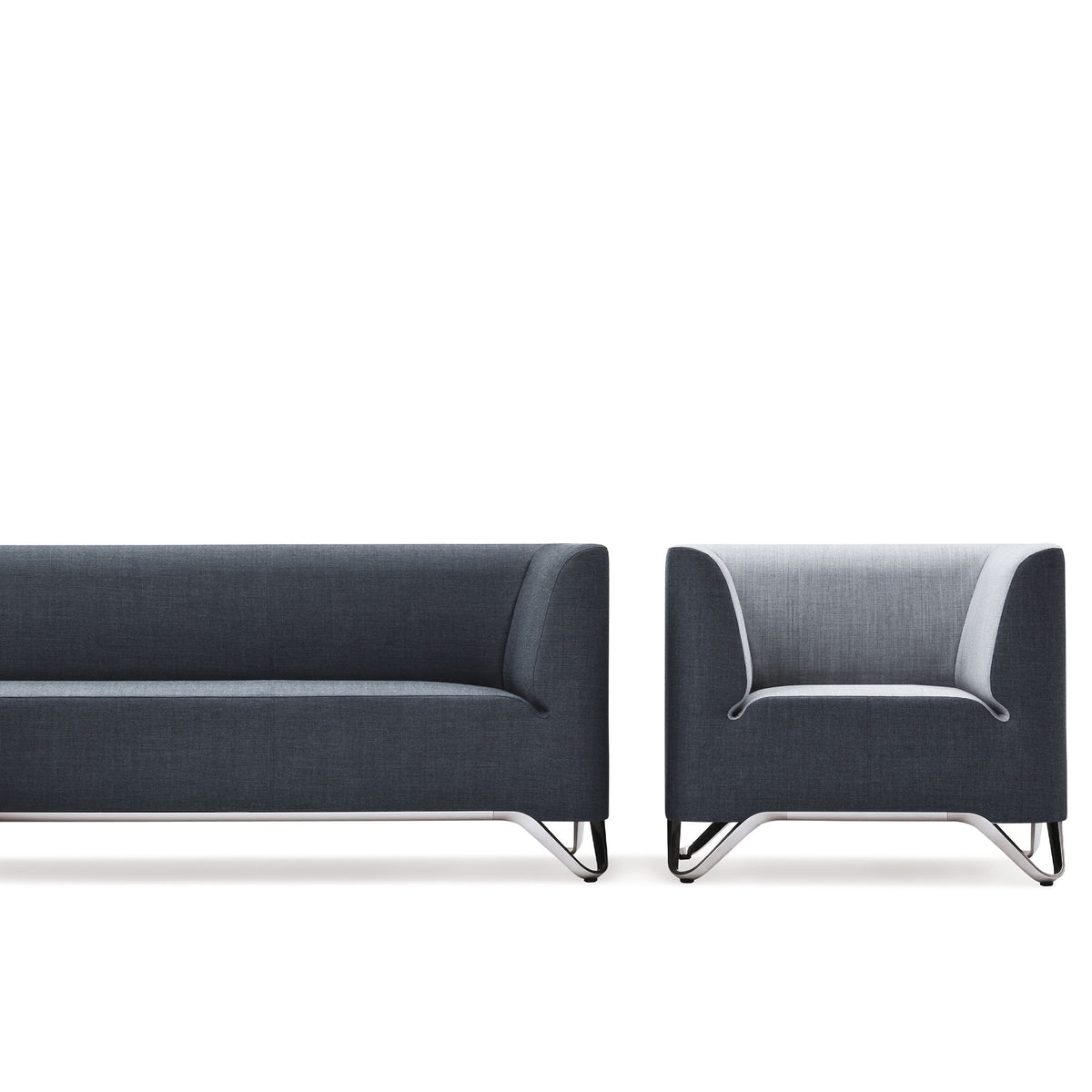 profim - SoftBox Lounge-Sessel | Kufengestell