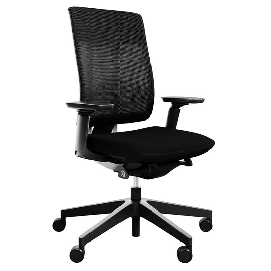 profim - XENON 101 sedia girevole dell'ufficio net SFL | Supporto Lordosi, Mesh Back, Black