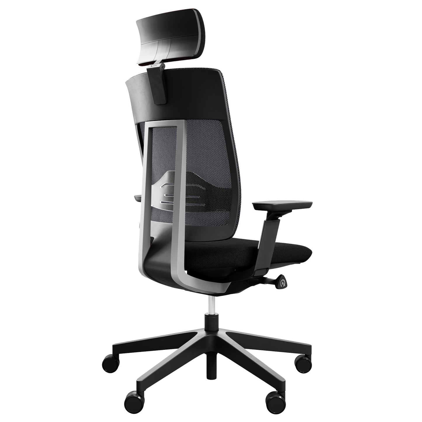 profim - XENON 111 SFL Net Bürodrehstuhl | Lordosenstütze, Netzrücken, Kopfstütze, Schwarz