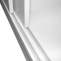 UNI Cabinet di porta scorrevole | 2 oh, 1200 x 777 mm, grigio perla