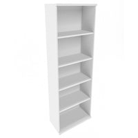 UNI Shelf cabinet | 5 Oh, 600 x 1897 mm, white